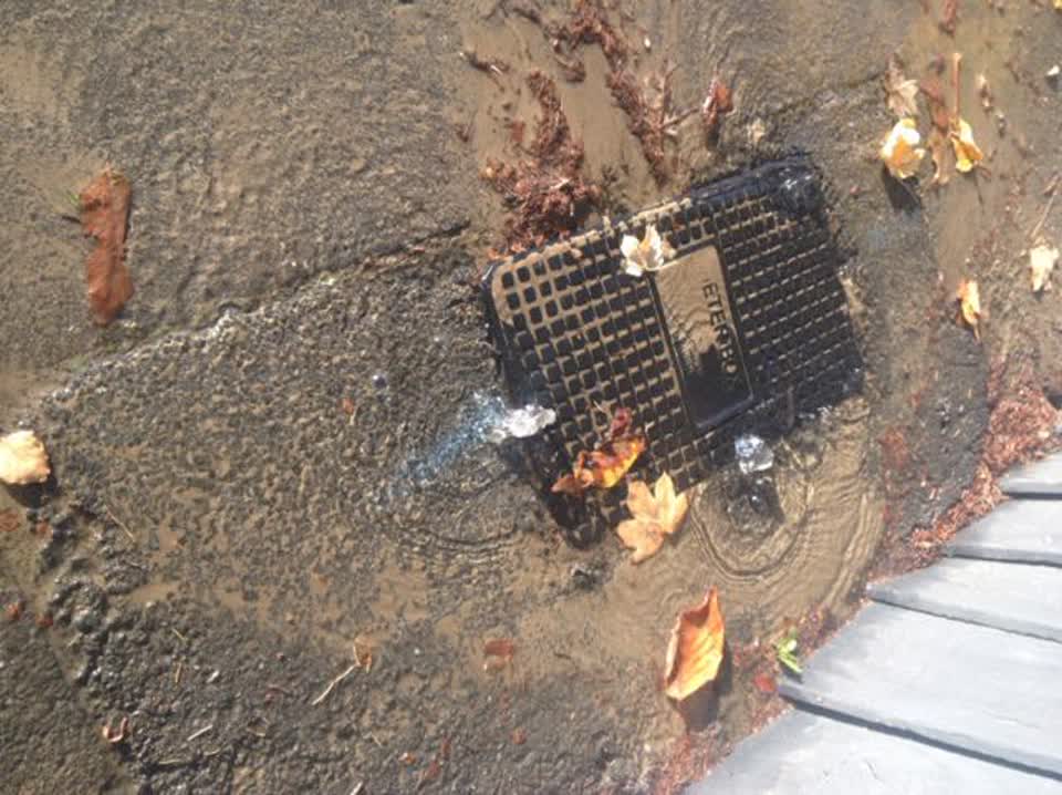 The photograph attached to this water supply report