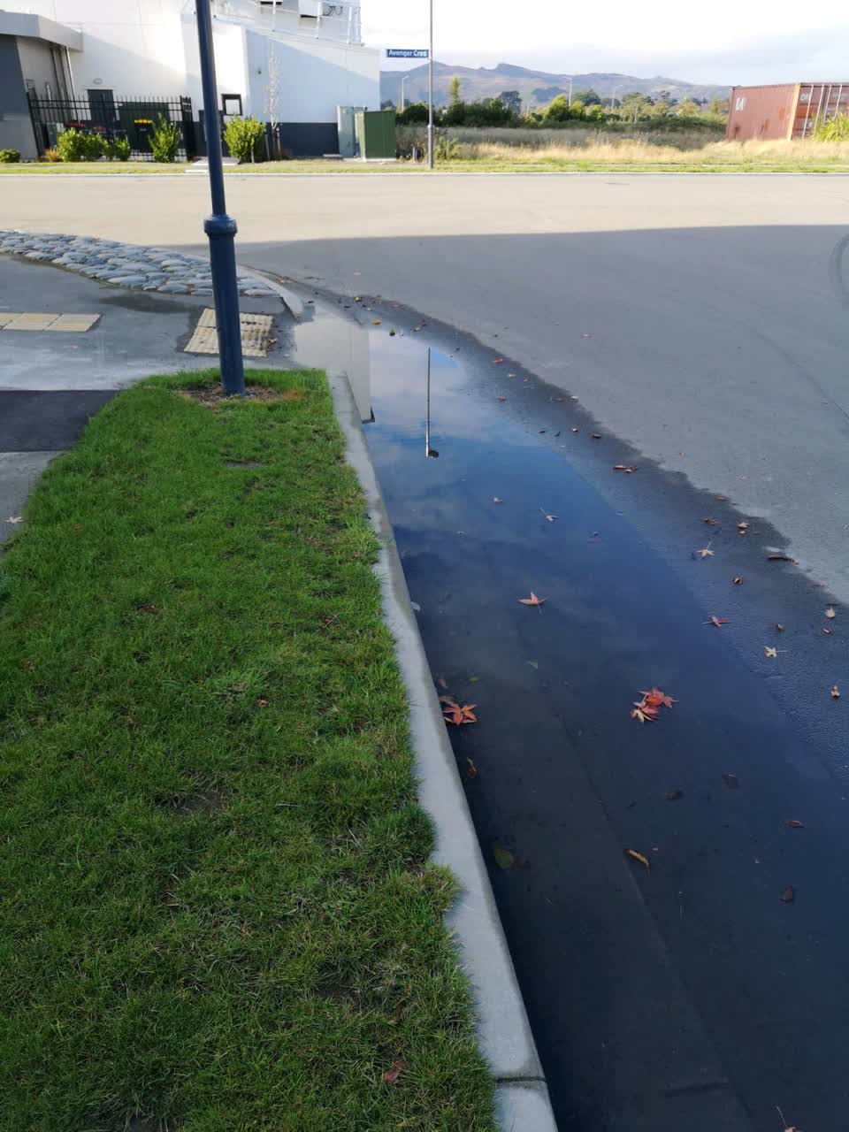The photograph attached to this wastewater/stormwater report