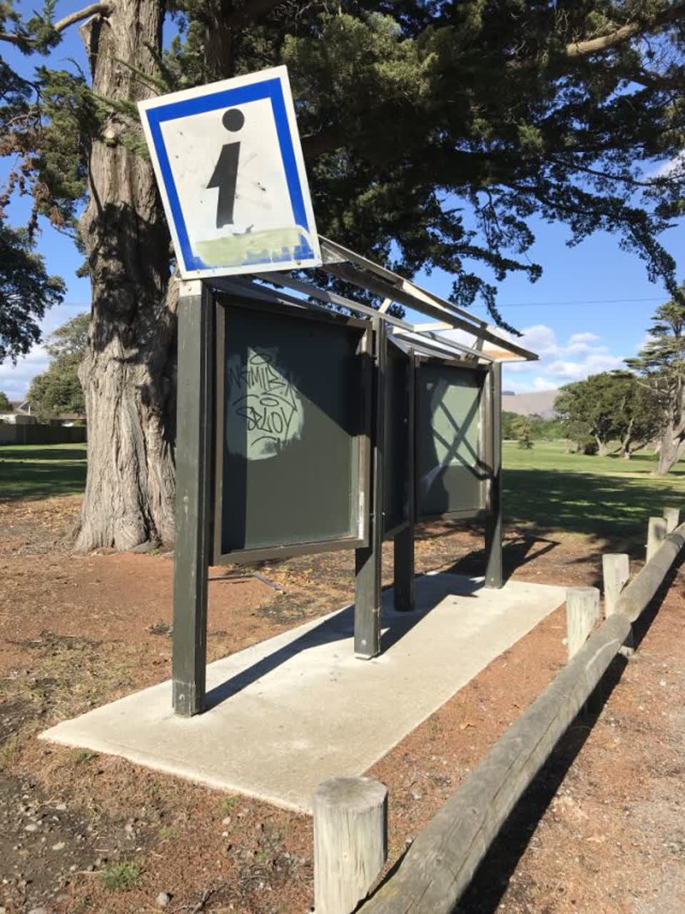 The photograph attached to this parks report