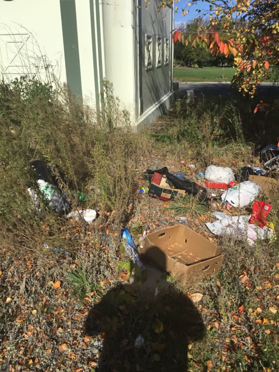 The photograph attached to this rubbish/recycling report