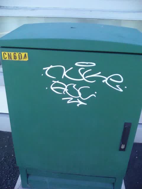Graffiti, a report photo