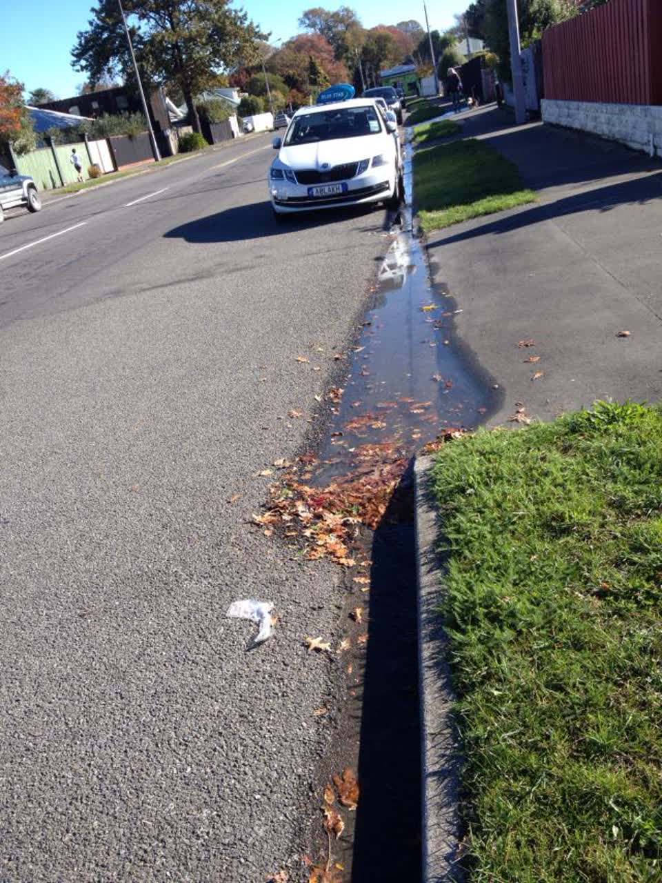 The photograph attached to this water supply report