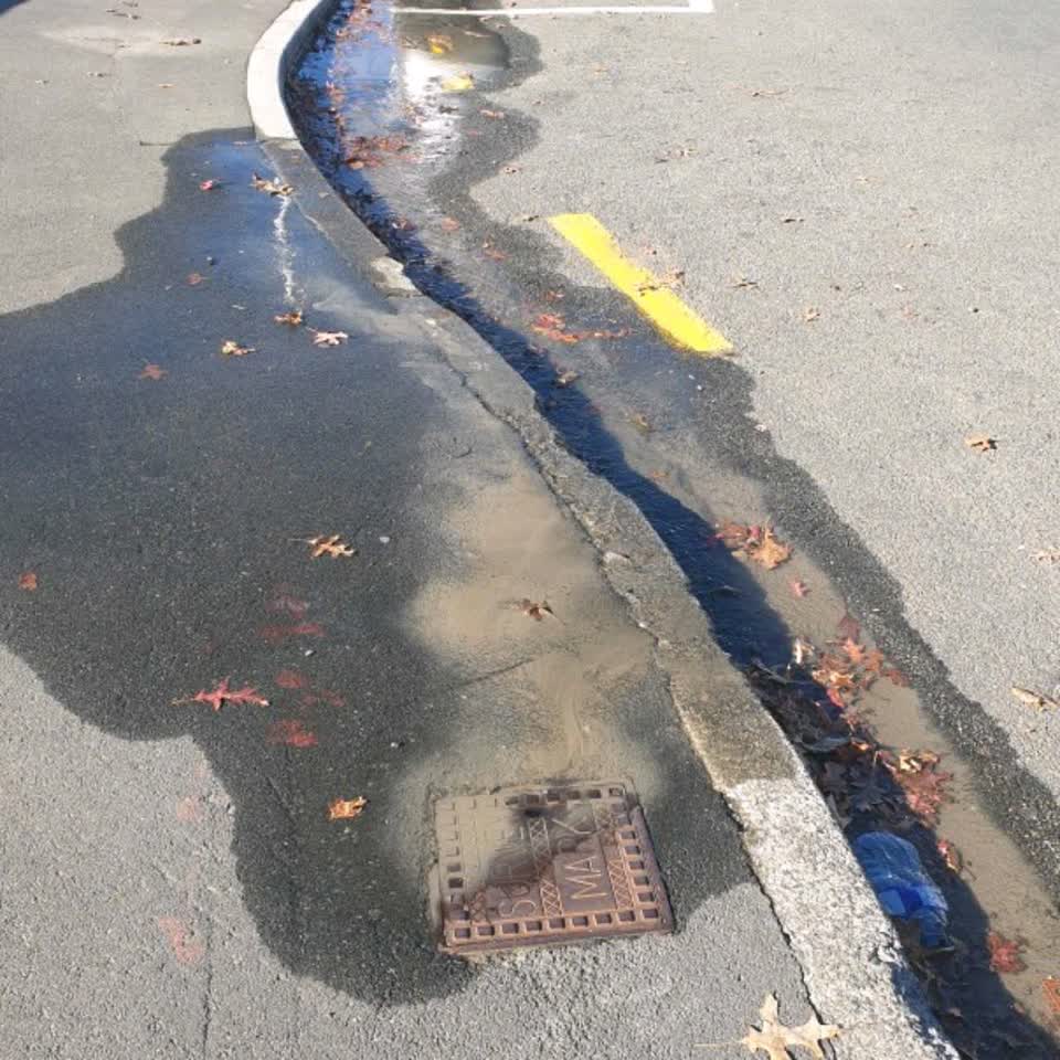 The photograph attached to this water supply report