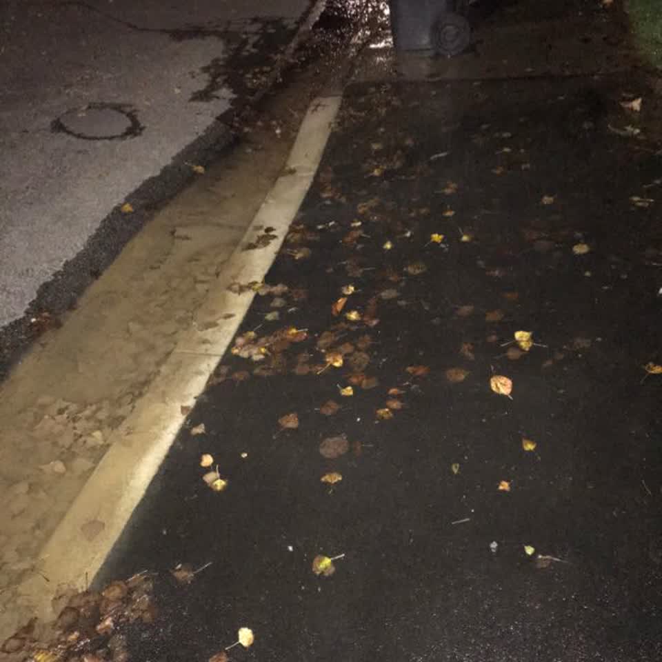 The photograph attached to this wastewater/stormwater report
