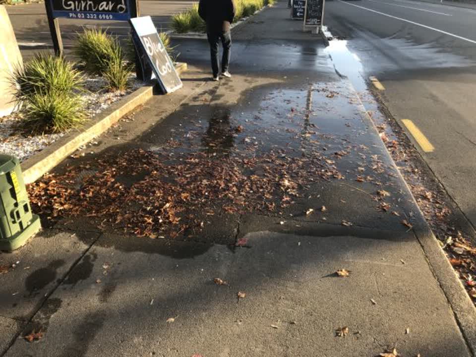 The photograph attached to this water supply report