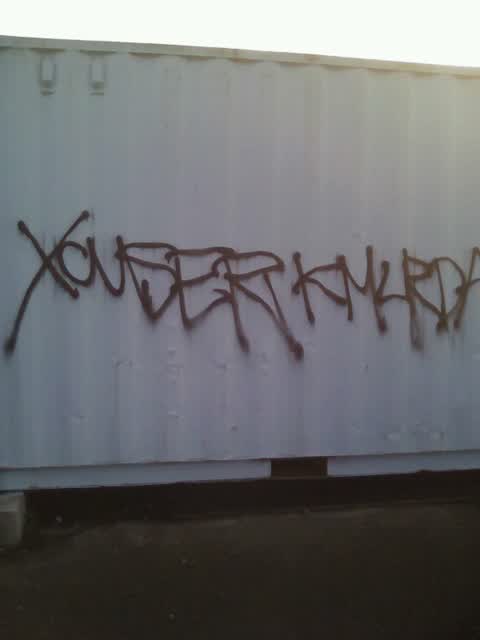 Graffiti, a report photo