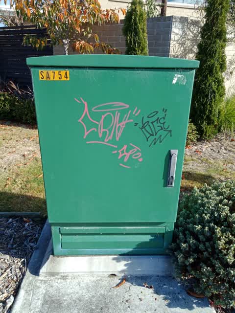 Graffiti, a report photo