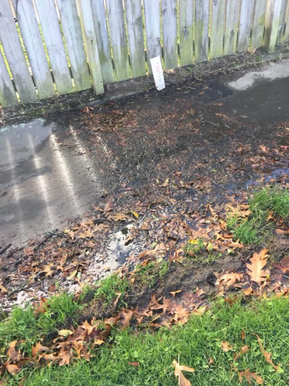 The photograph attached to this water supply report