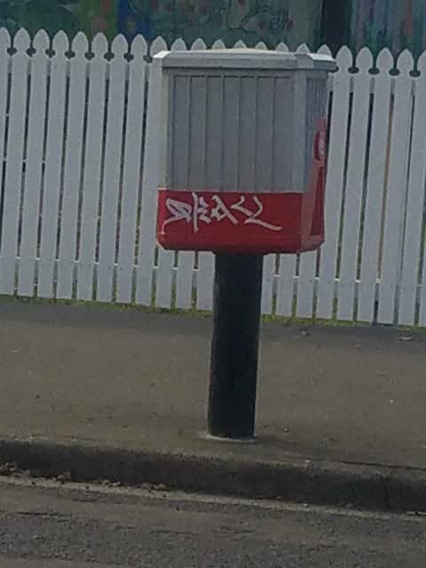 Graffiti, a report photo