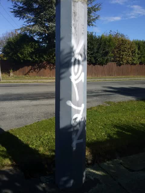 Graffiti, a report photo