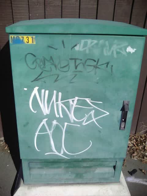 Graffiti, a report photo
