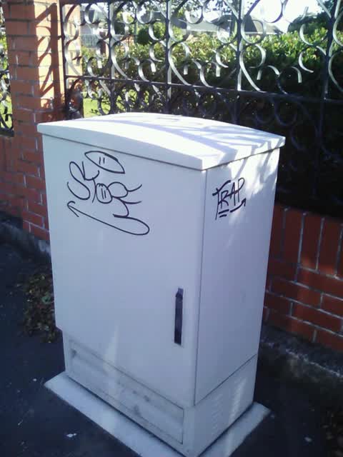 Graffiti, a report photo