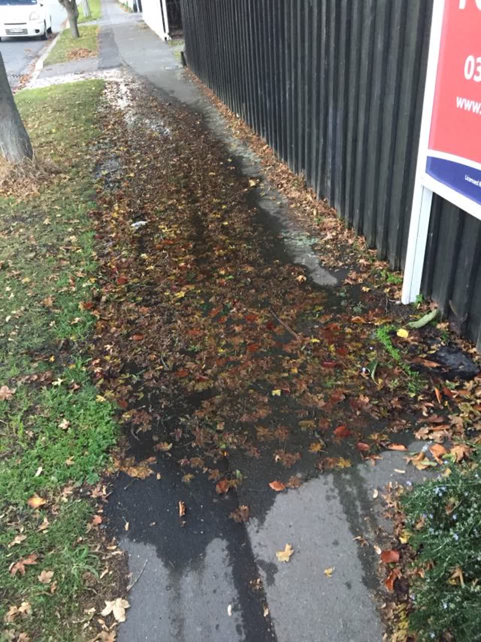 The photograph attached to this water supply report