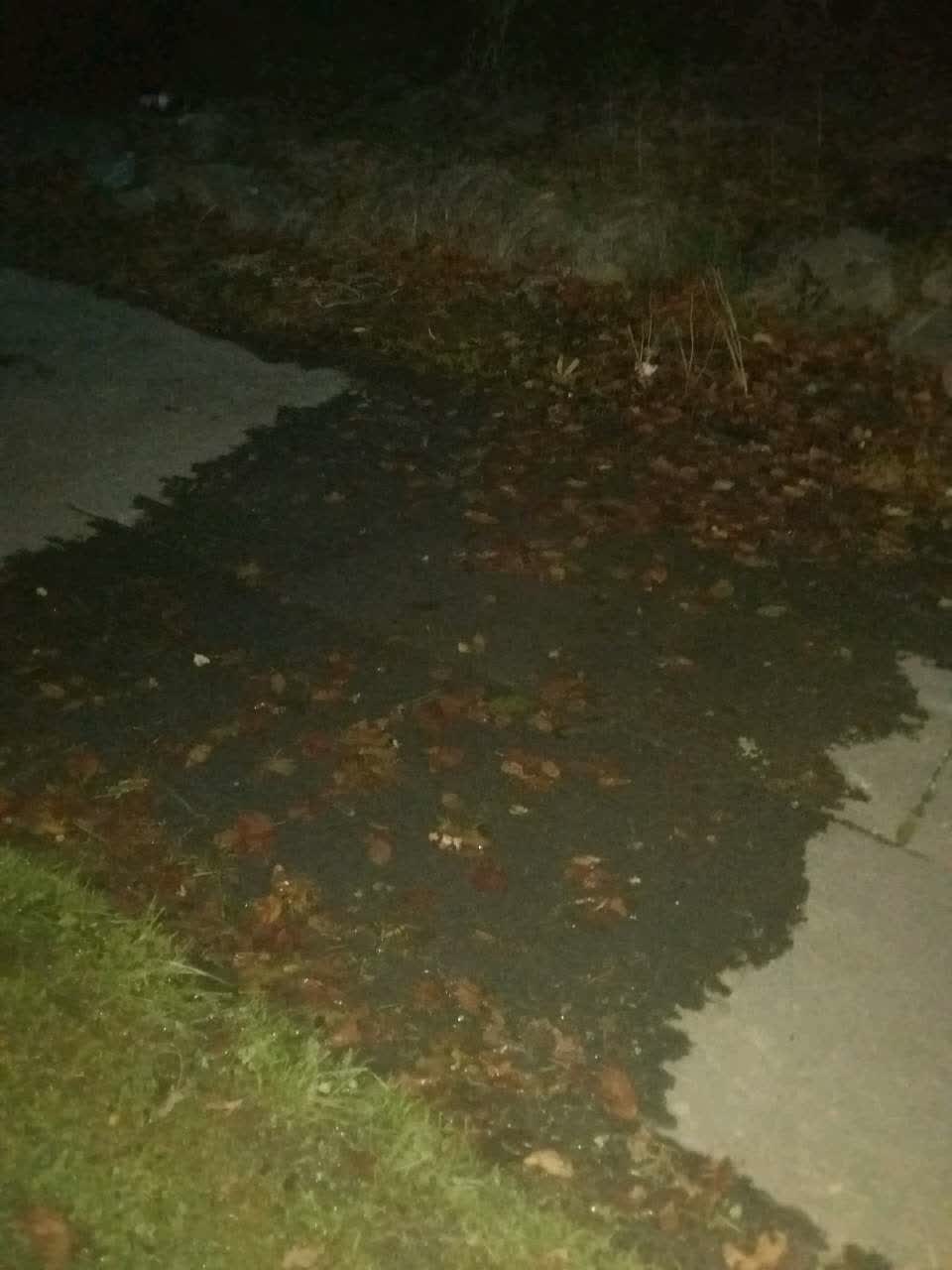 The photograph attached to this wastewater/stormwater report