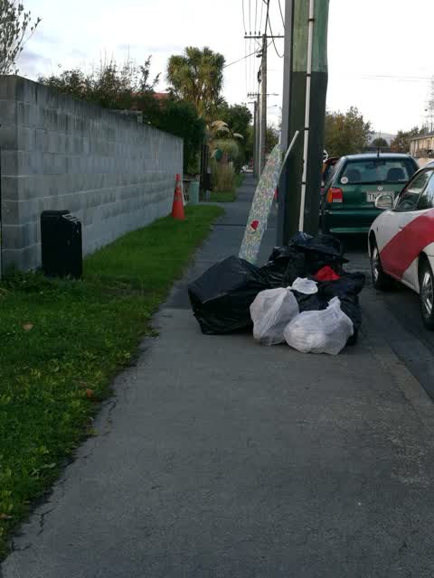 Rubbish/Recycling, a report photo