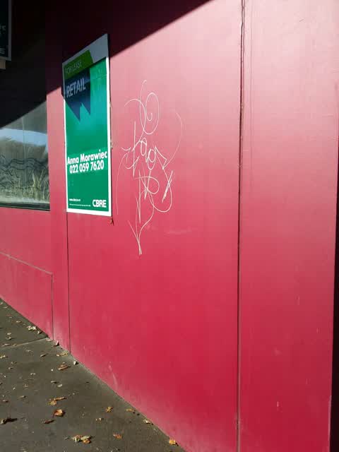 Graffiti, a report photo