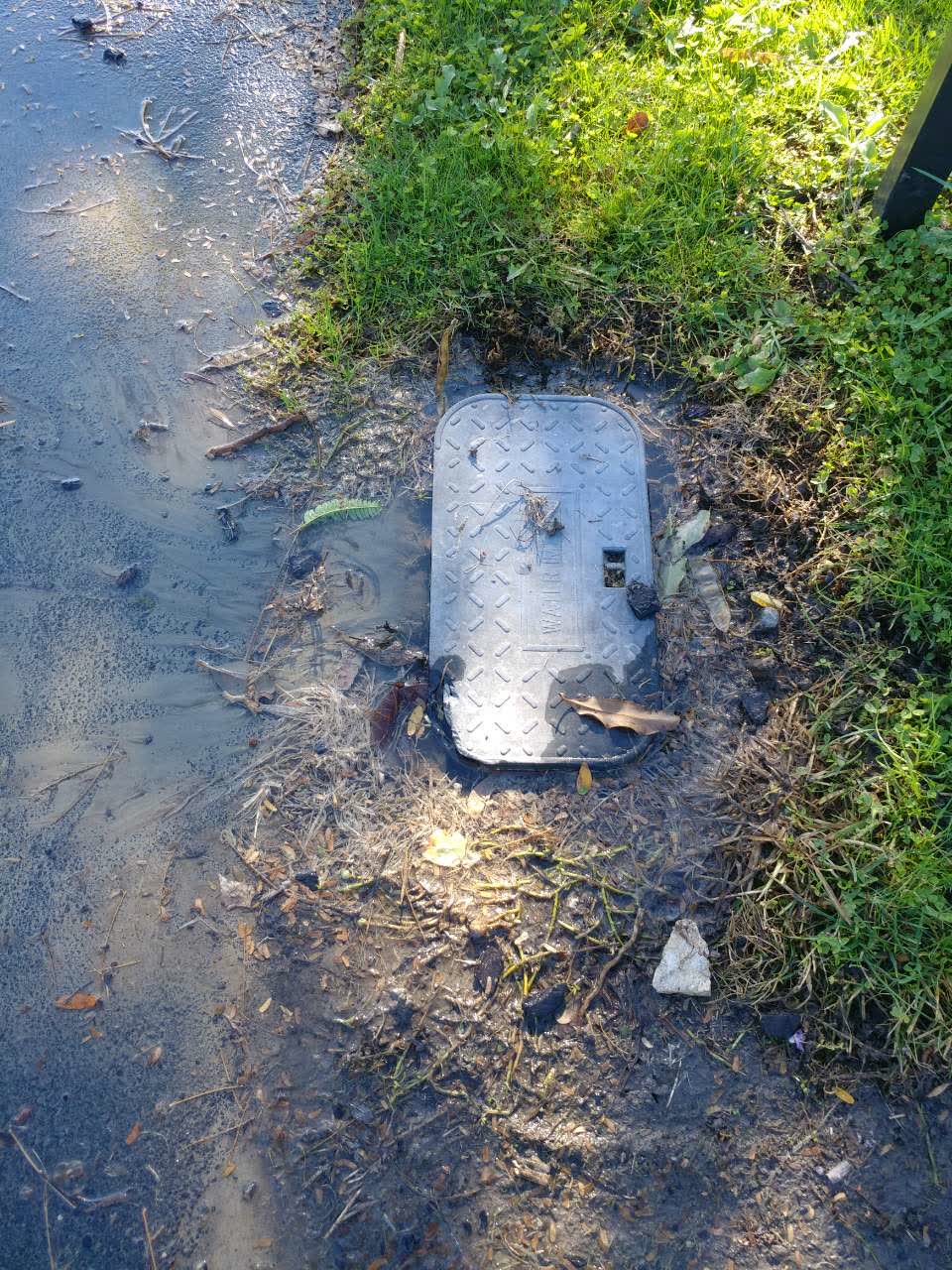 The photograph attached to this water supply report