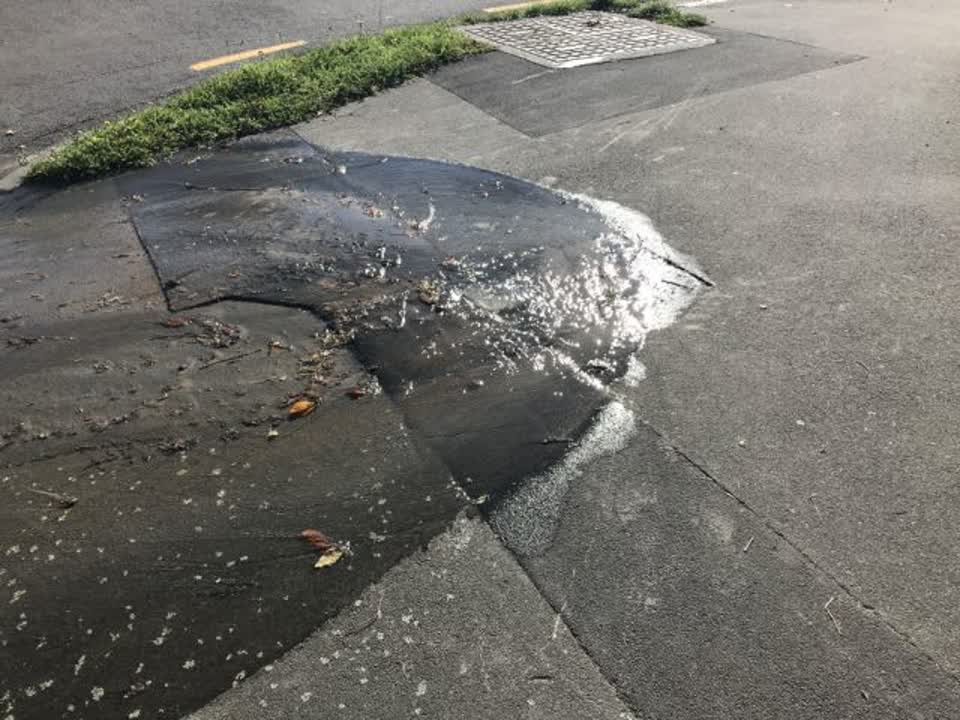 The photograph attached to this water supply report