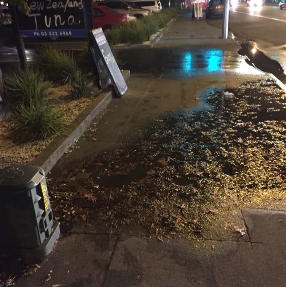The photograph attached to this water supply report
