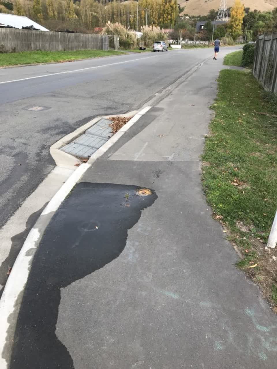 The photograph attached to this water supply report