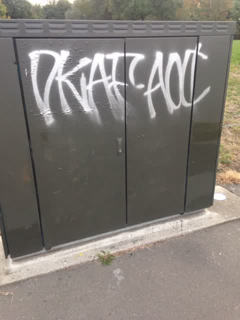 Graffiti, a report photo