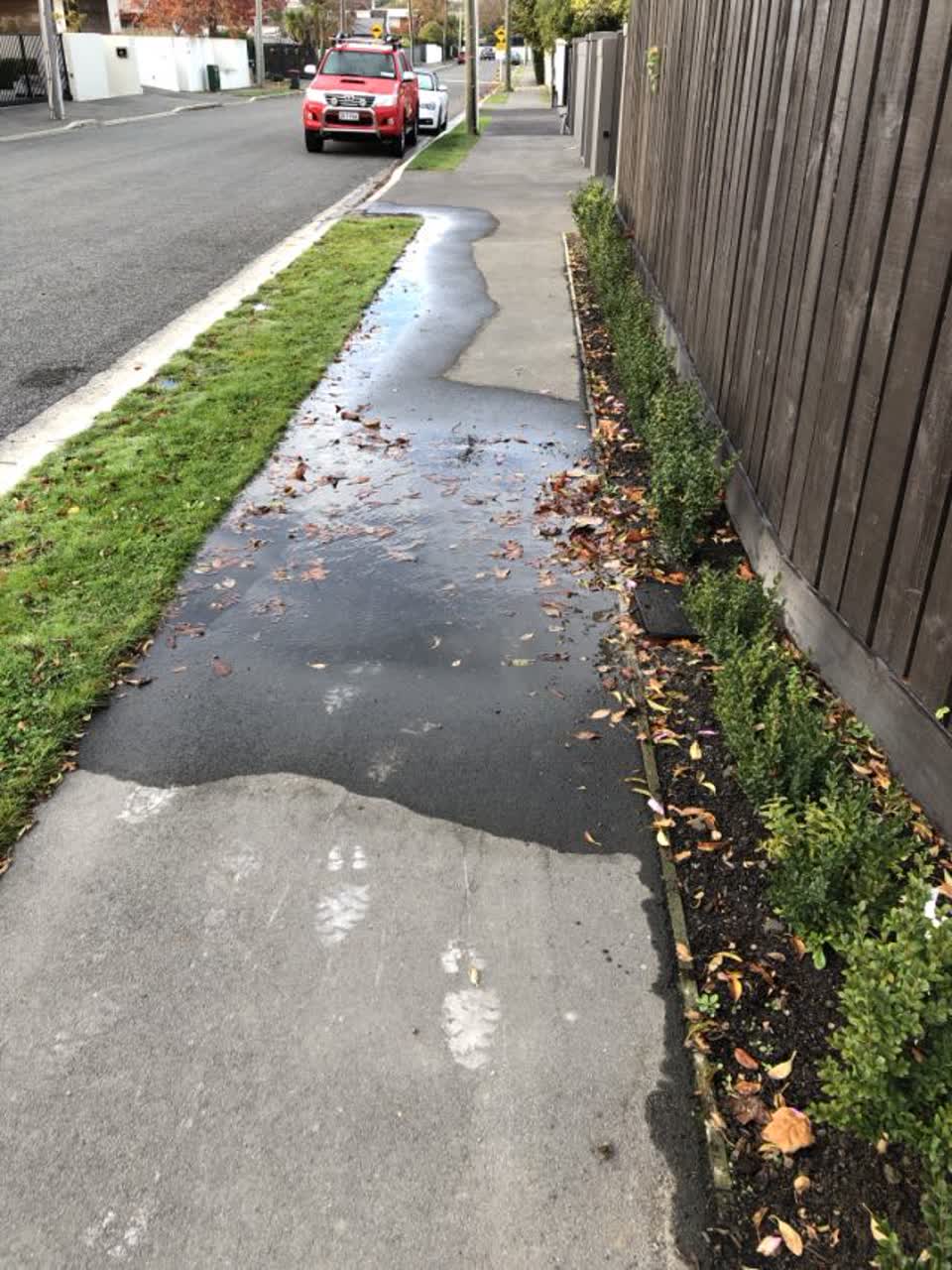 The photograph attached to this water supply report