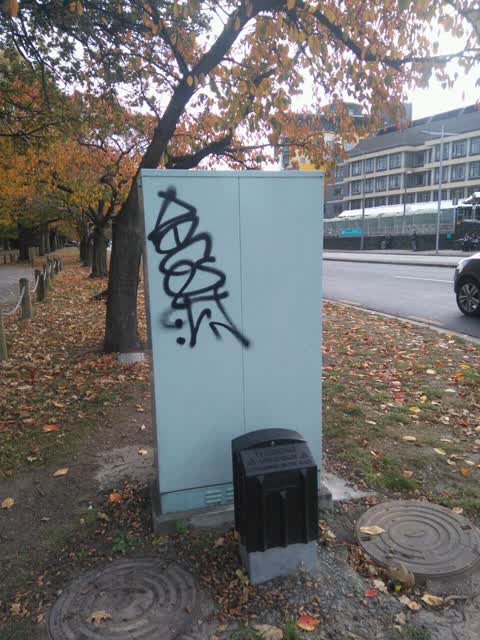 Graffiti, a report photo