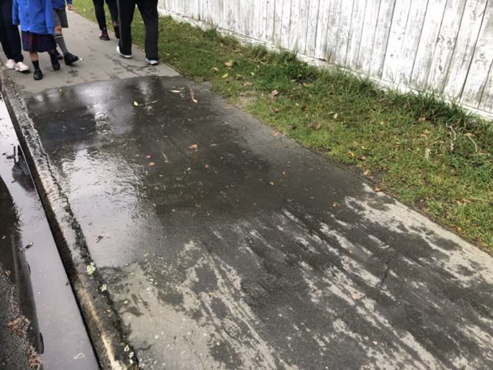 The photograph attached to this water supply report