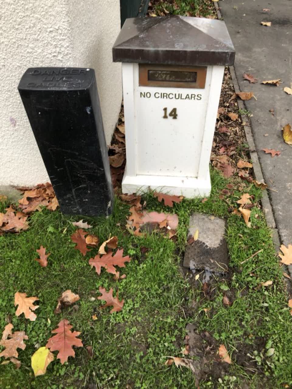 The photograph attached to this flooding report
