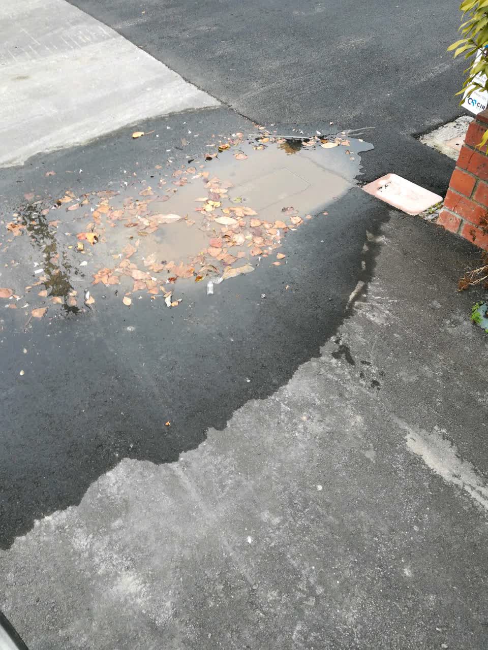 The photograph attached to this water supply report