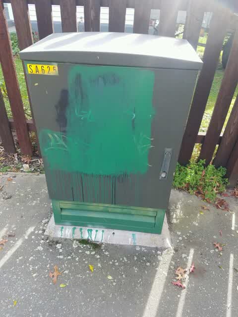 Graffiti, a report photo
