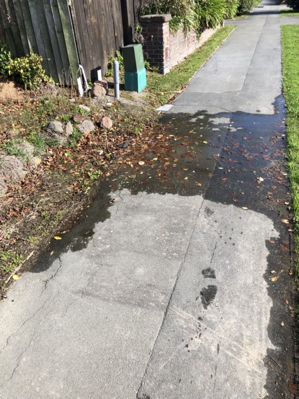 The photograph attached to this water supply report