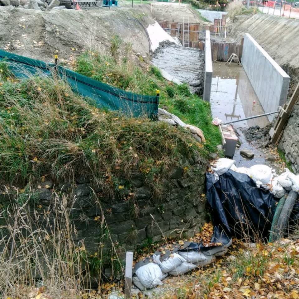 The photograph attached to this wastewater/stormwater report