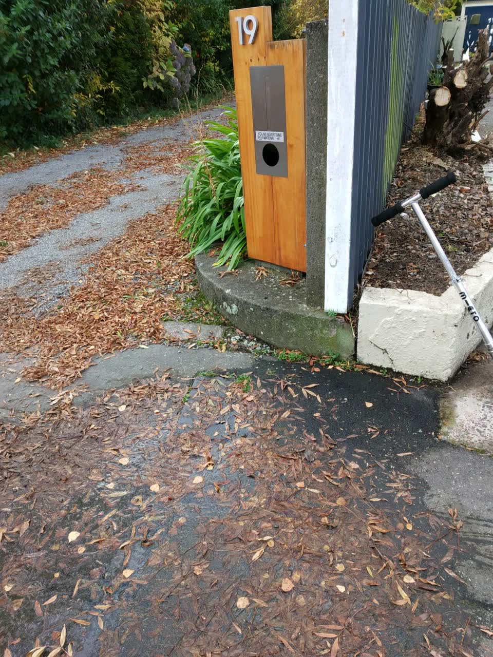 The photograph attached to this wastewater/stormwater report