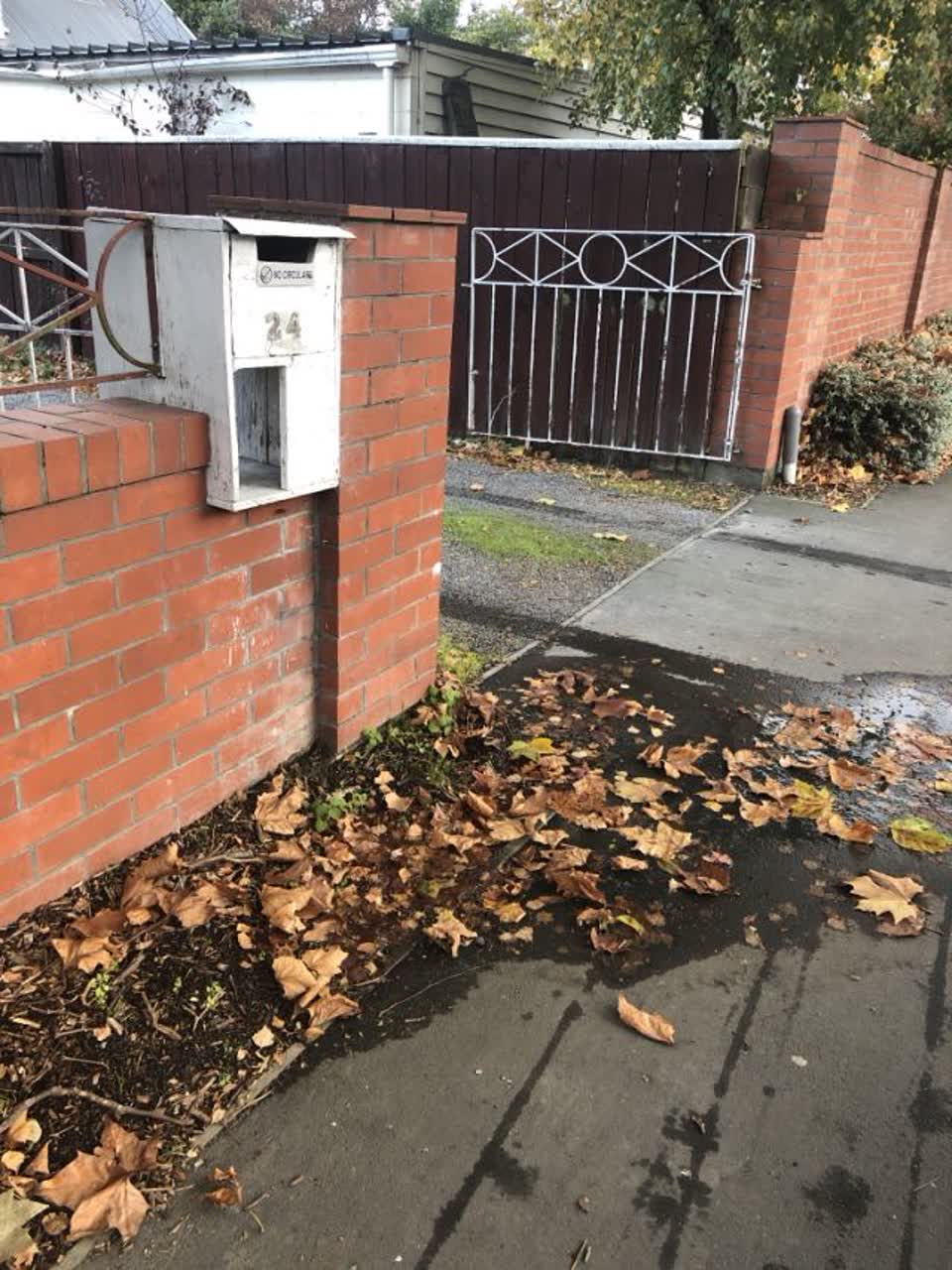 The photograph attached to this water supply report