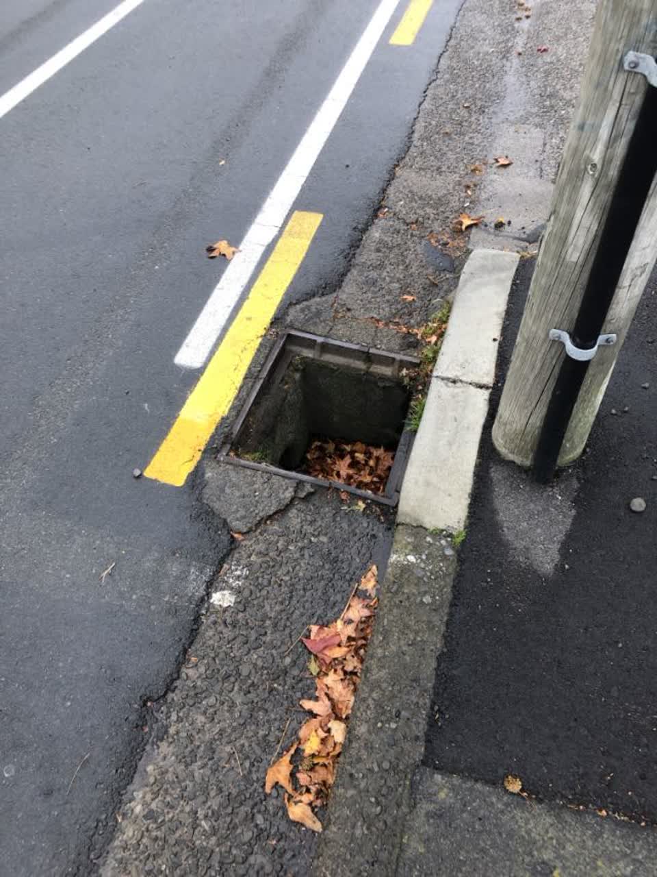 The photograph attached to this wastewater/stormwater report