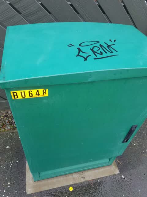 Graffiti, a report photo