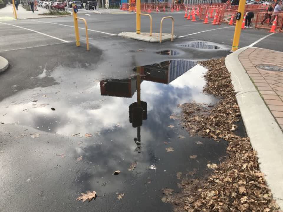 The photograph attached to this wastewater/stormwater report