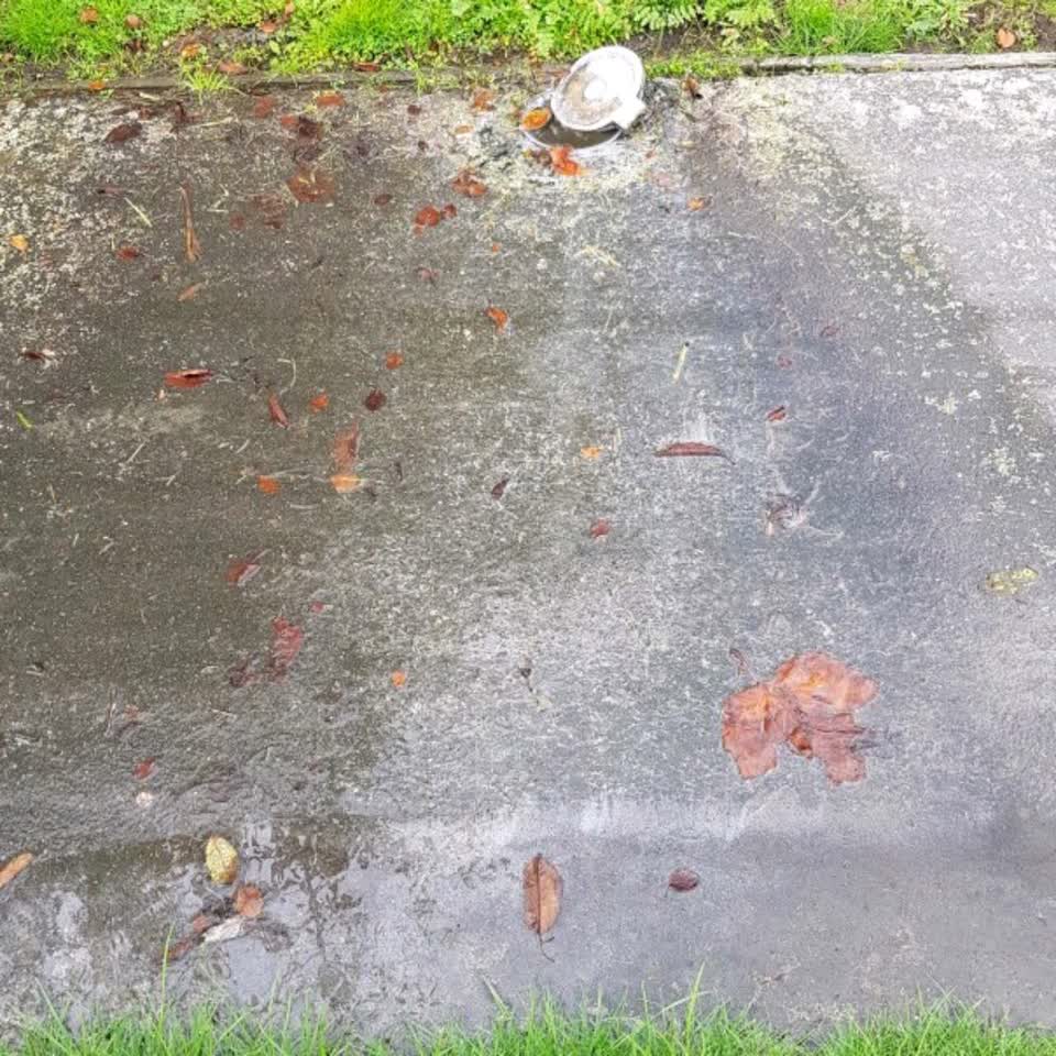 The photograph attached to this wastewater/stormwater report