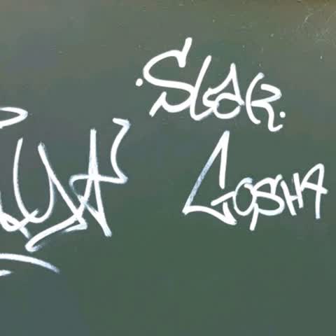 Graffiti, a report photo