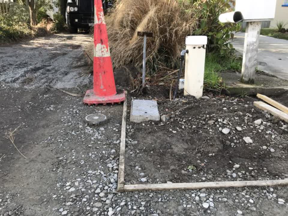 The photograph attached to this water supply report