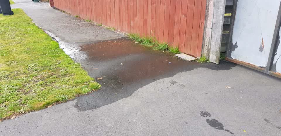 The photograph attached to this water supply report