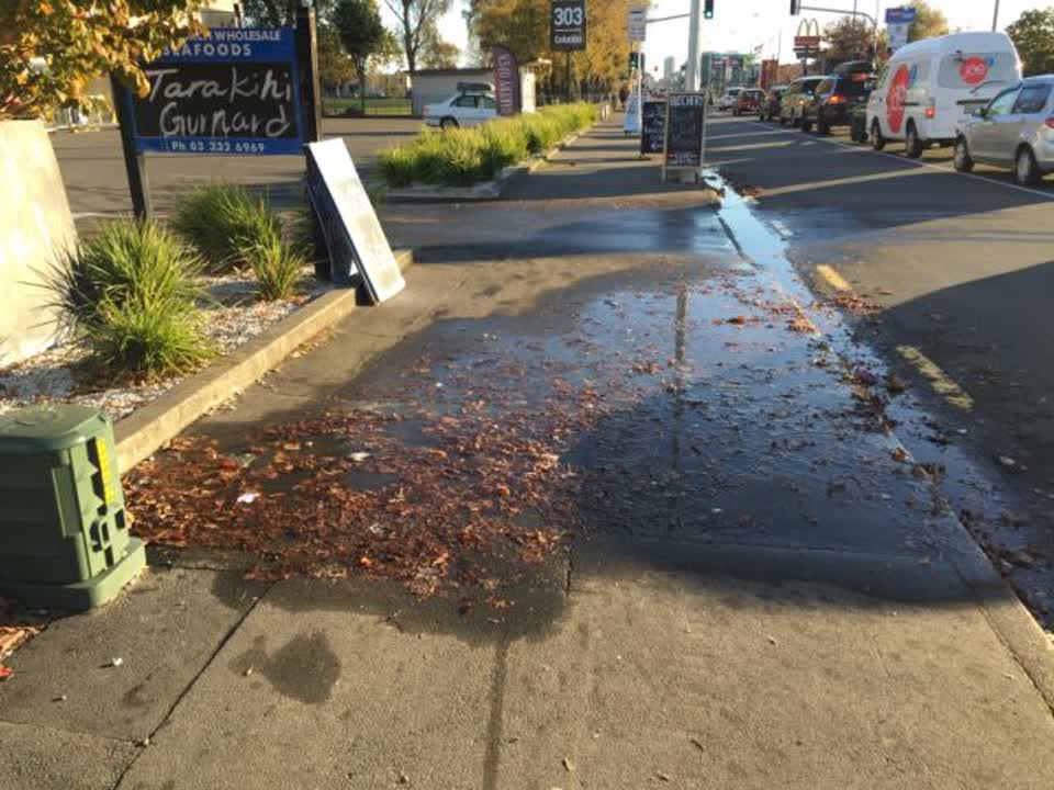 The photograph attached to this water supply report