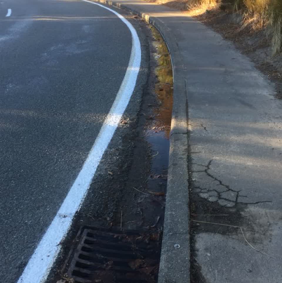 The photograph attached to this water supply report