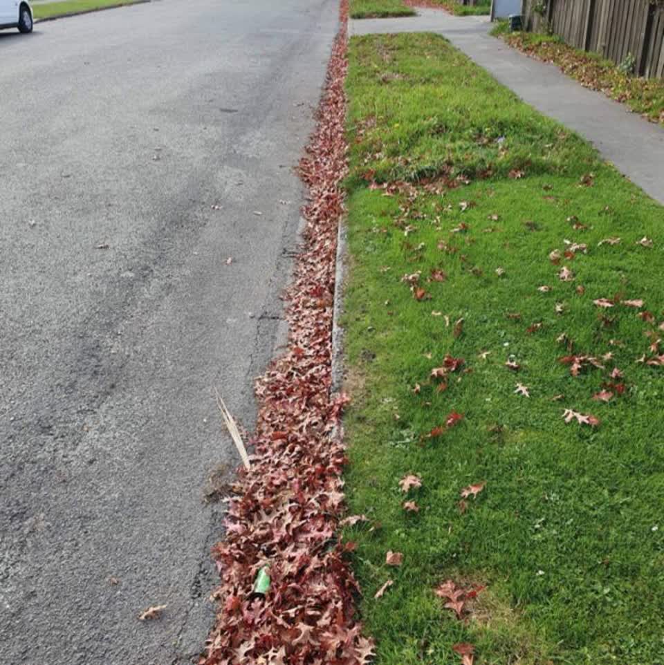 The photograph attached to this wastewater/stormwater report