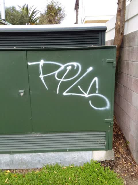 Graffiti, a report photo