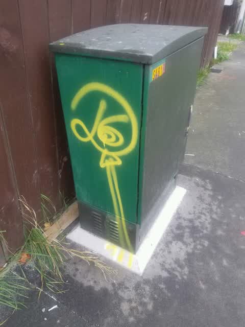 Graffiti, a report photo