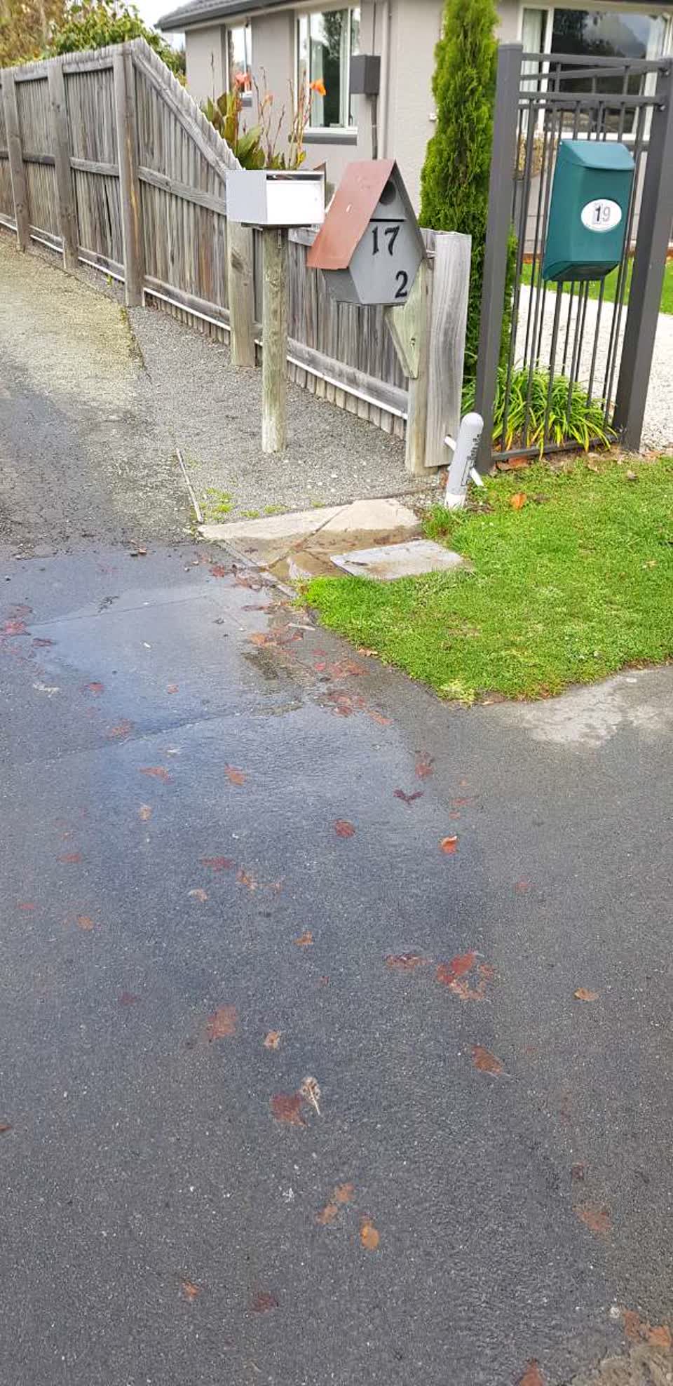 The photograph attached to this water supply report