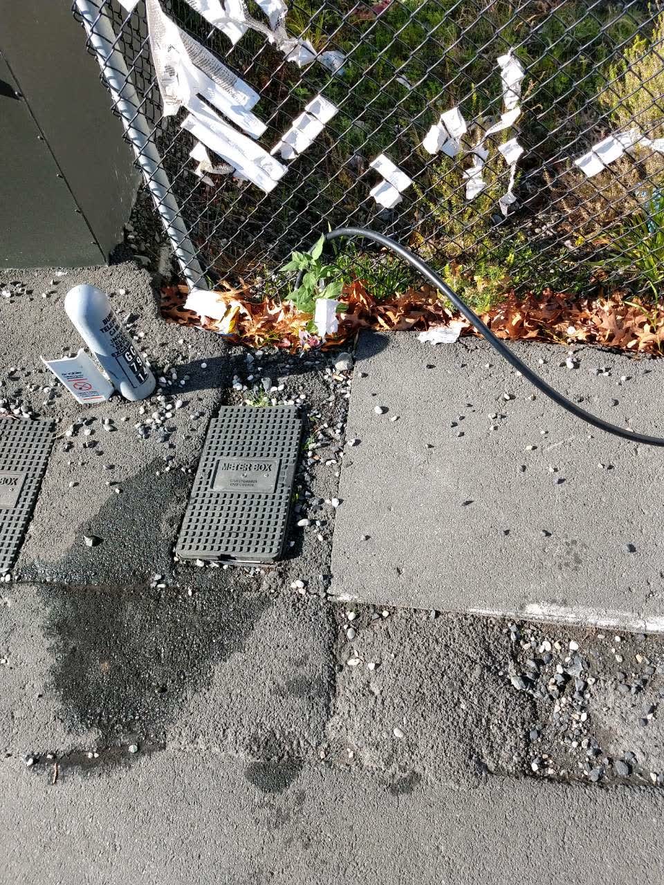 The photograph attached to this wastewater/stormwater report