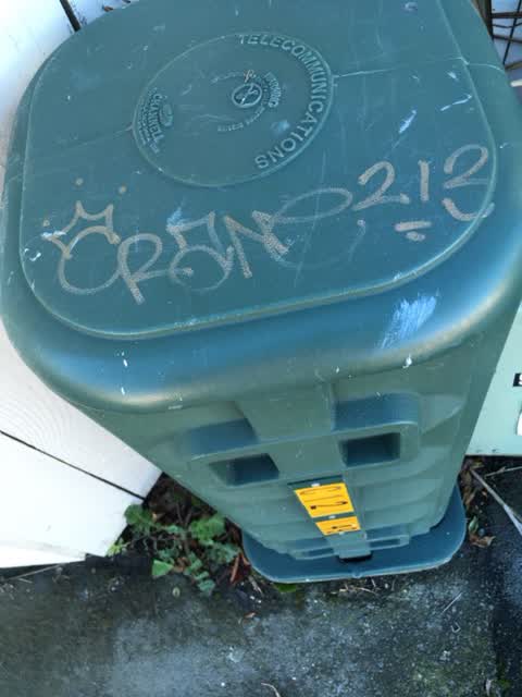 Graffiti, a report photo